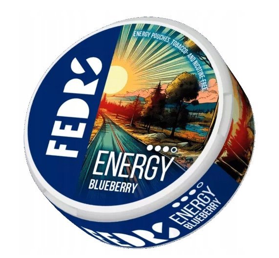Saszetki Kofeinowe Fedrs Blueberry + B3 + L-Theanine 65mg