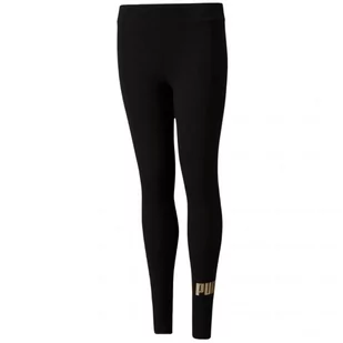 Legginsy Puma ESS+Logo Jr 587050 (kolor Czarny, rozmiar 116 cm) - Legginsy - miniaturka - grafika 1