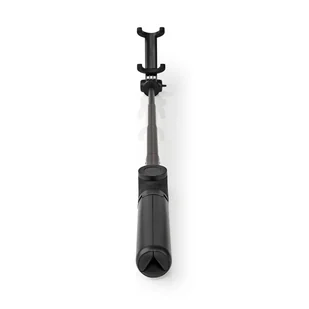 Nedis Bluetooth selfie stick Bezprzewodowy Wersja Bluetooth®: 4.2 Maksymalny rozmiar ekranu: 3,54 " Długość po złożeniu: 19 cm Długość po rozłożeniu: 550 mm Maksymalna waga: 400 g Zasilanie bateryjne Waga: 149 g NE550726951 - Selfie stick - miniaturka - grafika 1