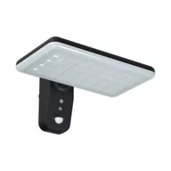 Lampy ogrodowe - Kinkiet Zewnętrzny Solarny V-Tac 15W Czunik Ruchu Cct Ip65 Czarny Vt-414 4000K-6000K 2000Lm - miniaturka - grafika 1