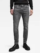 Spodnie męskie - G-Star Raw Jeansy Revend D20071-D535 Szary Skinny Fit - miniaturka - grafika 1