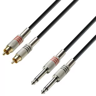 Adam Hall Cables kabel audio 2 x wtyczka cinch męska K3TPC0100 - Kable - miniaturka - grafika 1