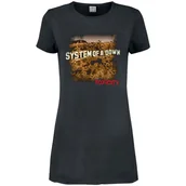 Bluzki damskie - tunika SYSTEM OF A DOWN - TOXICITY ciemnoszara-XL - miniaturka - grafika 1