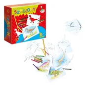 Zabawki kreatywne - Alexander Szablony Do Rysowania Dinozaury Kreatywna Zabawka Edukacyjna - miniaturka - grafika 1