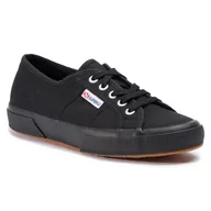 Trampki damskie - Superga Tenisówki 2750 Cotu Classic S000010 Full Black 996 - miniaturka - grafika 1
