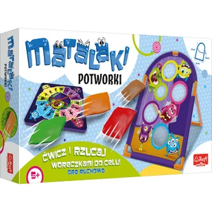 Trefl Matalaki Potworki Ćwicz i rzucaj woreczkami do celu - Gry planszowe - miniaturka - grafika 5