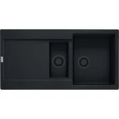 Zlewozmywaki - Zlewozmywak fragranitowy FRANKE Maris MRG 651-97 Czarny mat 114.0693.531 - miniaturka - grafika 1