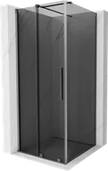 Kabiny prysznicowe - Mexen Velar kabina prysznicowa rozsuwana 90x90 cm, grafit, gun metal - 871-090-090-41-95 - miniaturka - grafika 1