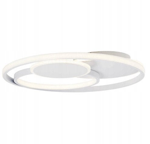 LED ceiling light BRILLIANT RUNDA, 43 W, 4300 lm, 3000-6000 K, white, o50 x 7 cm, with remote control