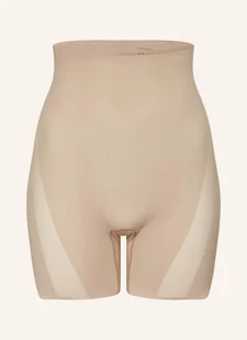 Calvin Klein Szorty Modelujące Stay-Put Mesh beige - Spodenki damskie - miniaturka - grafika 1