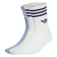 Skarpetki męskie - Skarpety adidas 3S Crew S 3 Pack JV7406 - miniaturka - grafika 1