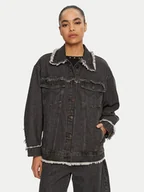 Kurtki damskie - Wrangler Kurtka jeansowa 112356384 Szary Regular Fit - miniaturka - grafika 1