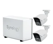 Serwery plików NAS i macierze dyskowe - Synology Zestaw NAS z kamerą: DS223j + 2szt. BC500 (bullet) - miniaturka - grafika 1
