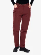 Odzież trekkingowa damska - Spodnie turystyczne damskie Salomon Wayfarer Warm Pant - rum raisin - miniaturka - grafika 1