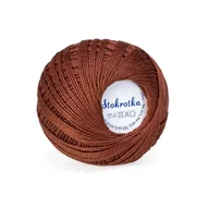 Pasmanteria - Kordonek Stokrotka nr 319 brązowy 100% bawełna - miniaturka - grafika 1