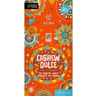 Czekolada - Auro czekolada biała z nerkowcami Cashew Dulce 60g - miniaturka - grafika 1