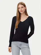 Swetry damskie - Morgan Sweter 251-MIELO Czarny Slim Fit - miniaturka - grafika 1