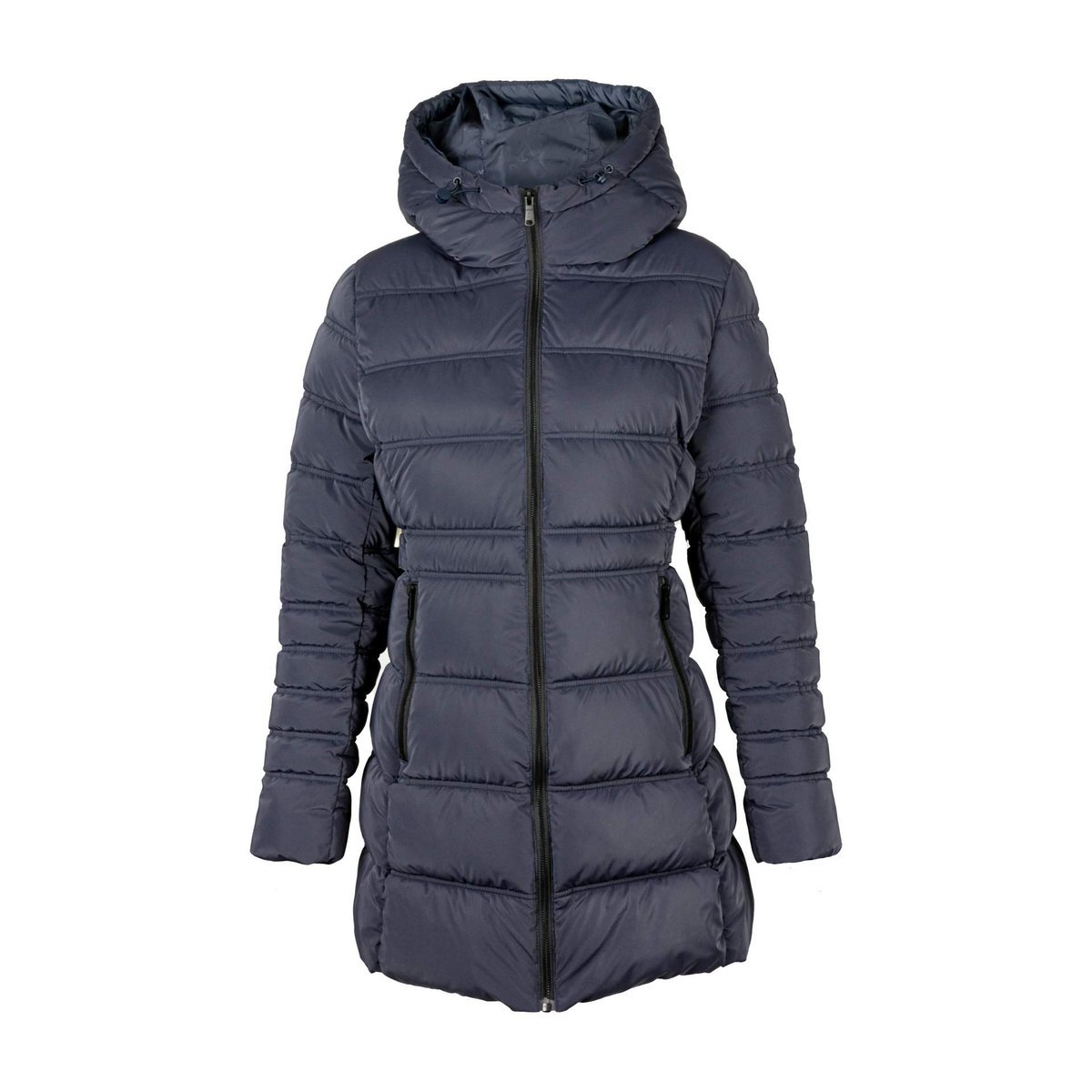 Kurtka zimowa damska z kapturem VIVIANI granatowa r.XL