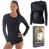 Koszulki i topy damskie - Koszulka damska WEŁNIANA termo BRUBECK LS11610 - L - miniaturka - grafika 1