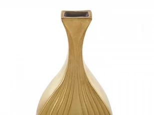 Wazon Dekoracyjny Ceramiczny 39 Cm Złoty Thapsus - Wazony i flakony - miniaturka - grafika 4