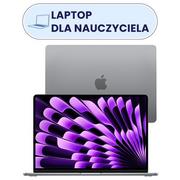 Laptopy - Laptop APPLE MacBook Air 2024 15.3" M3 8GB RAM 256GB SSD macOS Gwiezdna szarość - miniaturka - grafika 1