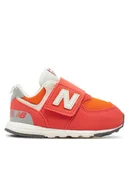 Buty dla chłopców - New Balance Sneakersy NW574RCB Pomarańczowy - miniaturka - grafika 1