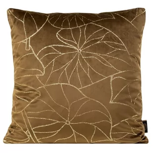 Euro Firany Poszewka Eurofirany Velvet BLINK17 Brązowy 45x45 1216981 - Poszewki na poduszki - miniaturka - grafika 1