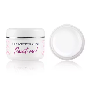 Cosmetics Zone Farbka Uv/led All White 5ML - Akcesoria do paznokci - miniaturka - grafika 1