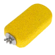 Klatki i wyposażenie dla ptaków - TIAKI szeroki drążek do siedzenia dla ptaków, z pumeksu - Dł. x szer. x wys.: 13,5 x 7 x 2,8 cm - miniaturka - grafika 1