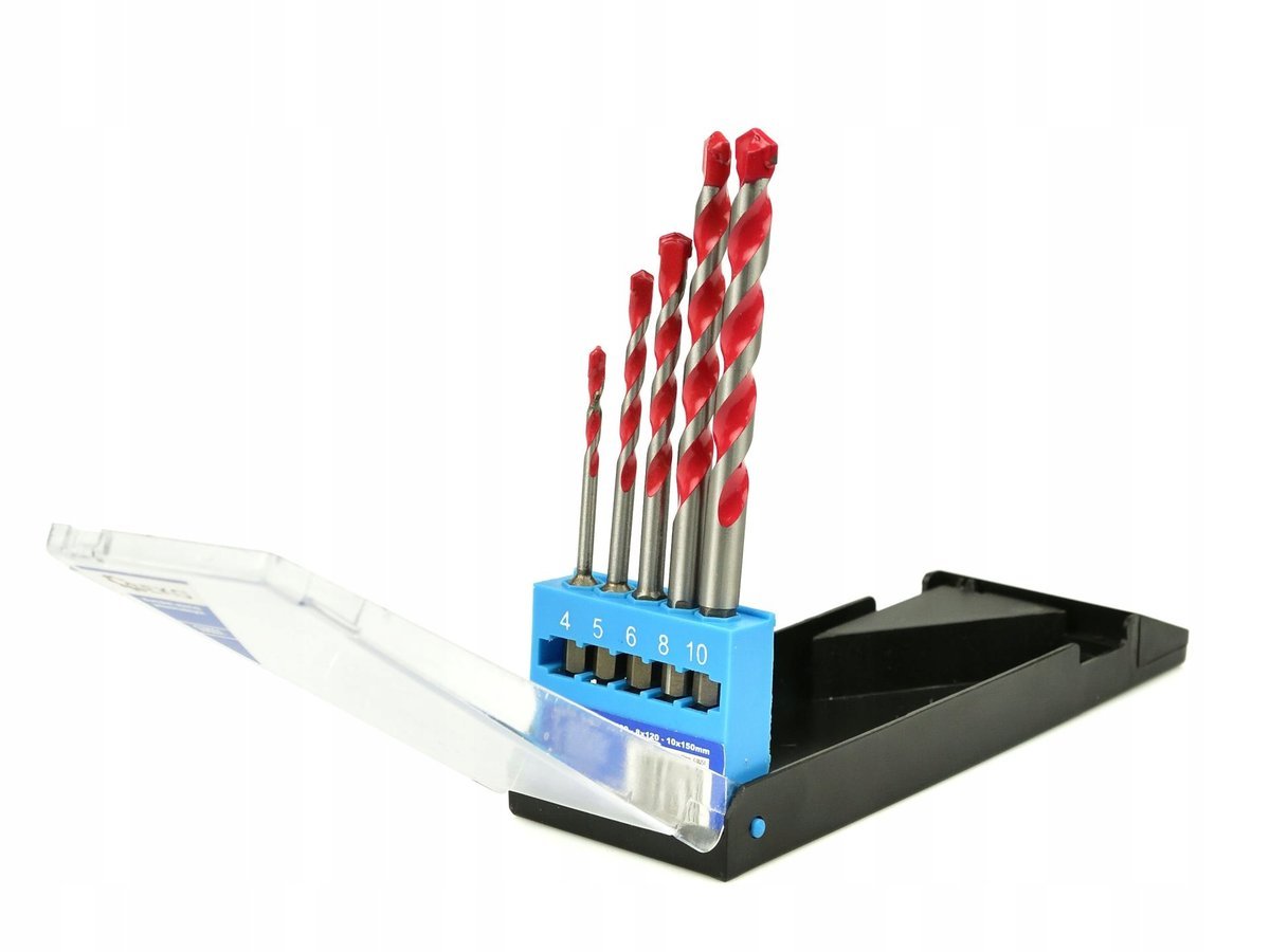 Kpl. Wierteł Uniwersalnych 5Szt. 4-10Mm G38251