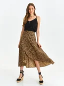 Spódnice - Spódnica damska brązowa - SSD1848BR spódnica regularna - TOP SECRET - Odzieżowy sklep internetowy TOP SECRET - miniaturka - grafika 1