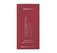 Zestawy kosmetyków damskich - Inglot Iconic Duo Lip Makeup Set zestaw do makijażu ust konturówka do ust 06 Muted Pink 1,3 g + pomadka do ust 506 Muted Pink 4,4 g - miniaturka - grafika 1
