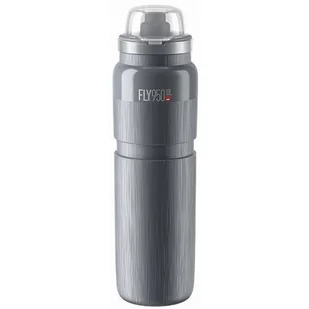 Bidon ELITE Fly Tex MTB 950 ml Szary - Shakery i bidony sportowe - miniaturka - grafika 1