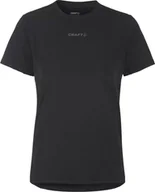 Koszulki i topy damskie - Craft Damska koszulka z krótkim rękawem ADV ESSENCE SS TEE 2 W czarny rozmiar L - miniaturka - grafika 1