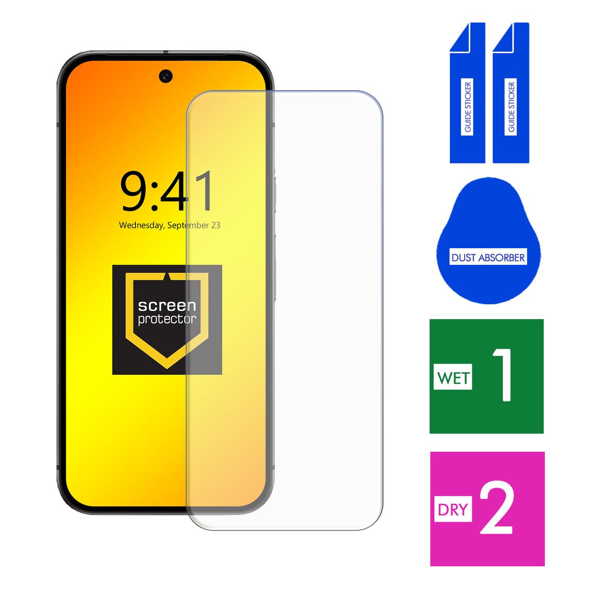SZKŁO HARTOWANE DO GOOGLE PIXEL 9 SZYBKA 9H OCHRONNE PANCERNE