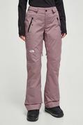Spodnie sportowe damskie - The North Face spodnie Aboutaday kolor fioletowy - miniaturka - grafika 1