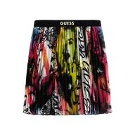 Spódnice - Dziecięca Spódnica GUESS CHIFFON PLEATED MIDI SKIRT J3BD01WA2T0-P05U – Wielokolorowy - miniaturka - grafika 1