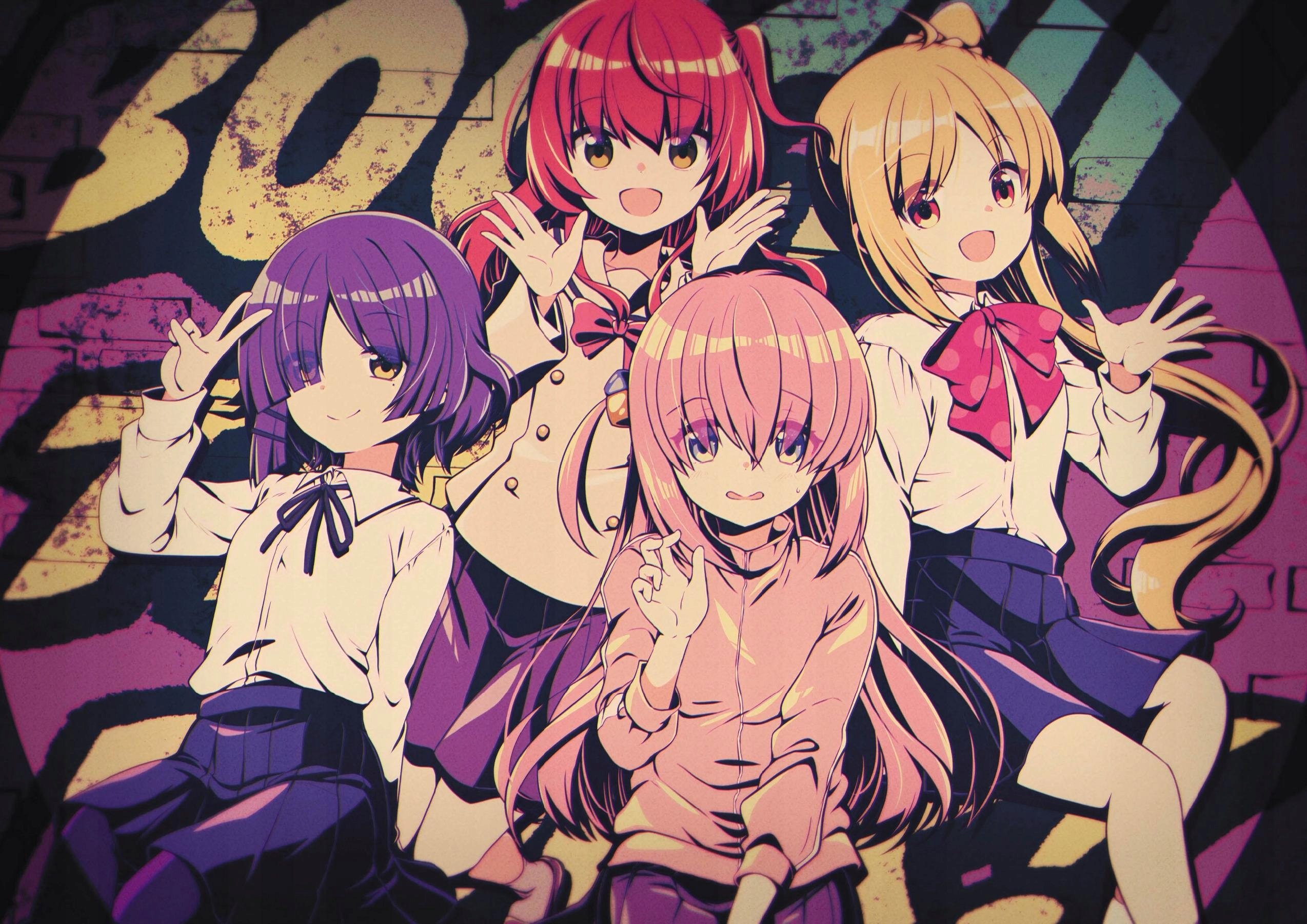 Plakat A1 anime manga Bocchi the Rock!