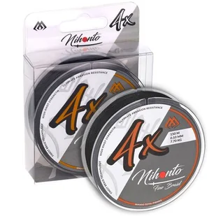 Mikado Plecionka Fine 0,25 / 20,90kg / 150m Black - Żyłki wędkarskie - miniaturka - grafika 1