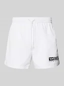 Kąpielówki męskie - Spodenki kąpielowe z nadrukiem z logo model ‘KEN’ - miniaturka - grafika 1