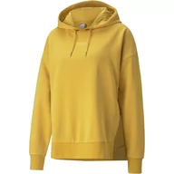 Bluzy sportowe damskie - Bluza damska Puma HER Hoodie TR żółta - miniaturka - grafika 1