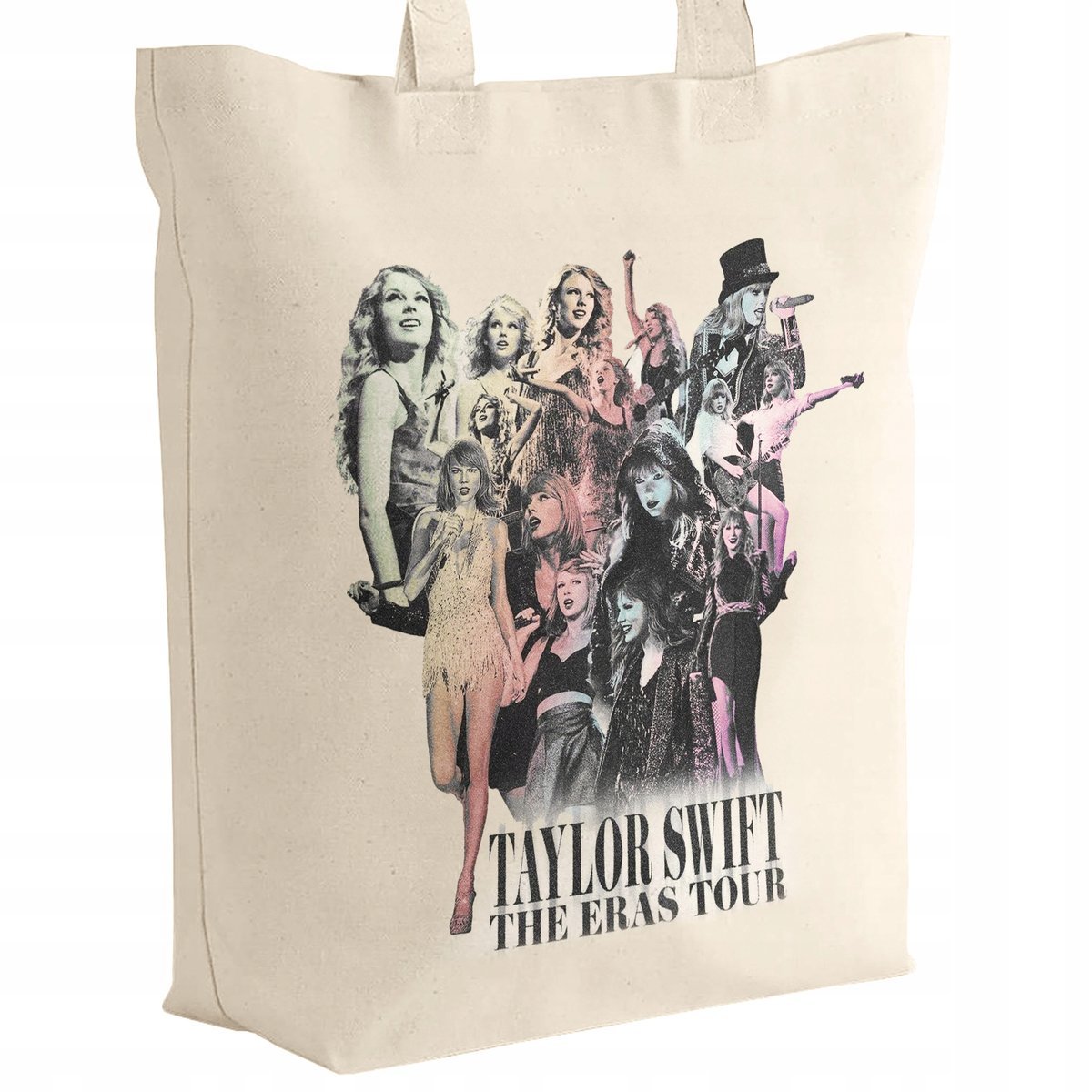 Torba bawełniana z dnem na zakupy 42x38x10 Taylor Swift The Eras Tour