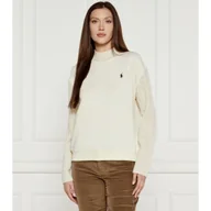 Bluzy damskie - POLO RALPH LAUREN Wełniany półgolf ISLAND | z dodatkiem kaszmiru - miniaturka - grafika 1