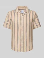 Koszule męskie - Koszula casualowa o kroju regular fit z kołnierzem z połami model ‘TREV’ - miniaturka - grafika 1