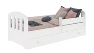 Łóżka dla dzieci i młodzieży - ﻿Łóżko dziecięce 160x80 białe + materac FELIX - miniaturka - grafika 1