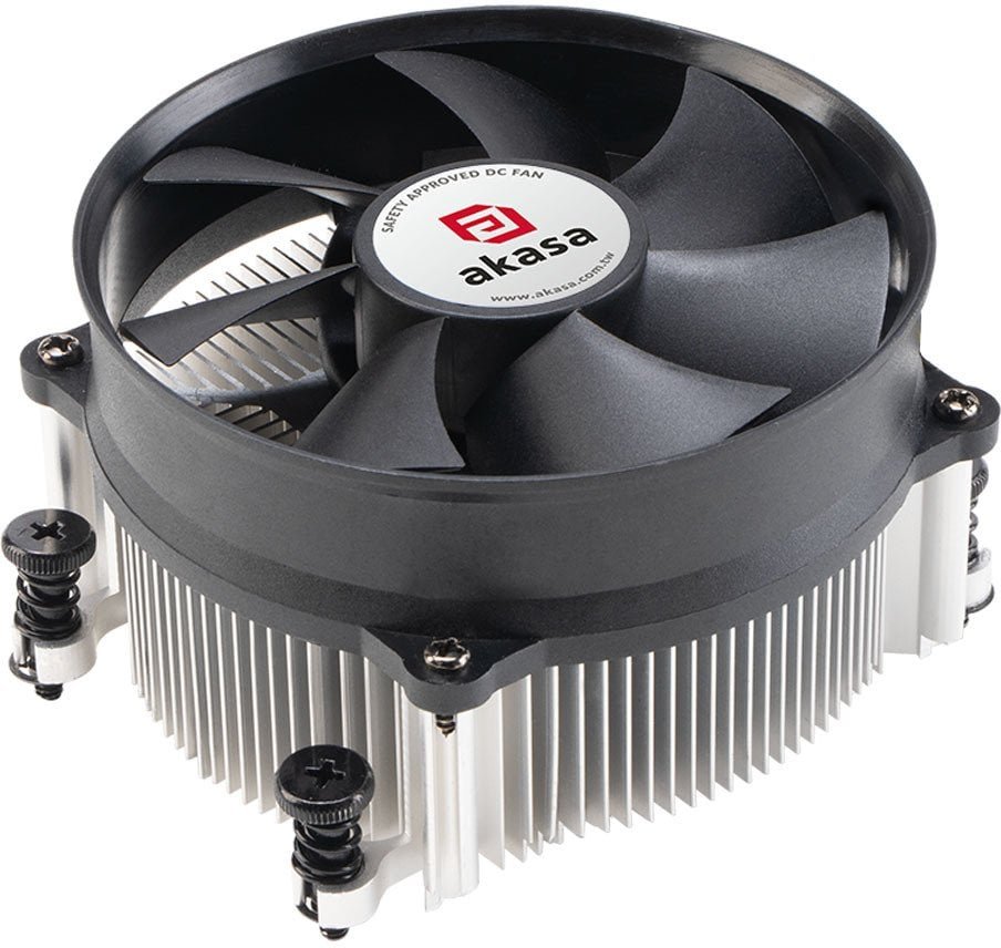 Chłodzenie CPU Akasa AK-CC1113BP01 Low Profile CPU chłodzenie AMD Sockel AM4 und AM5 - 95mm