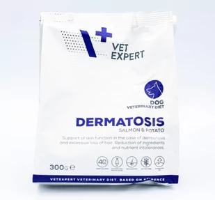 VetExpert 4T Veterinary Diet Dog Dermatosis Salmon Potato 300 g - Mokra karma dla kotów - miniaturka - grafika 1