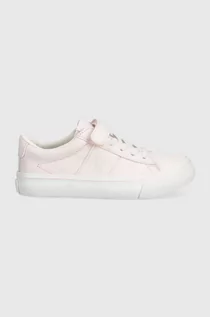 Buty dla dziewczynek - Polo Ralph Lauren tenisówki dziecięce kolor różowy - grafika 1