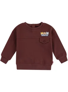 Levi's Kids Bluza w kolorze brązowym - Bluzy i sweterki niemowlęce - miniaturka - grafika 1