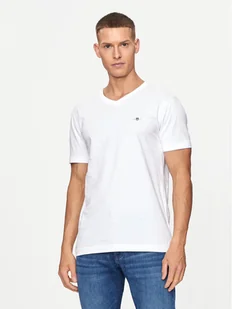 Gant T-Shirt Shield 2003186 Biały Slim Fit - Koszulki męskie - miniaturka - grafika 1